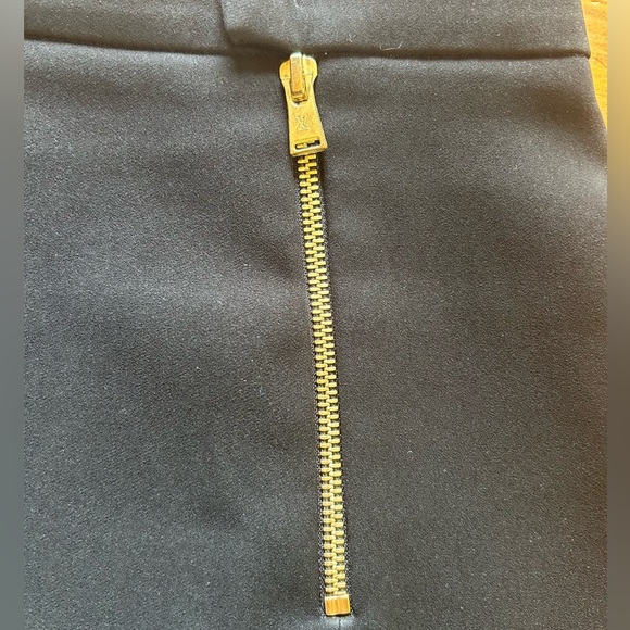 Louis Vuitton Uniformes VINTAGE Designer Black Mini Skirt Size 40 (32” waist) - Picture 5 of 10